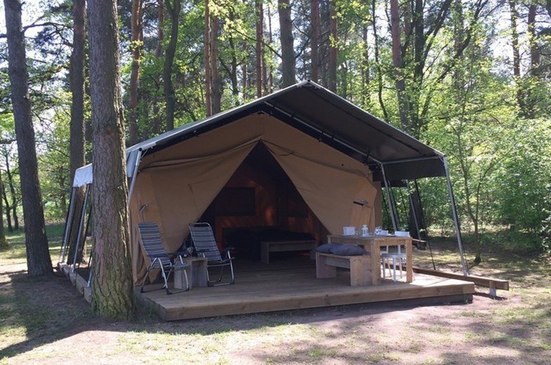 Safaritent op Camping am Blanksee in Duitsland Safaritent op Camping am Blanksee in Duitsland