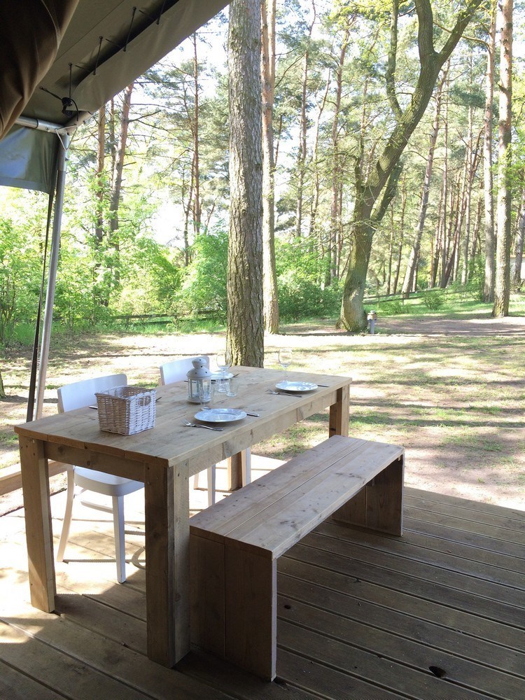 Safaritent op Camping am Blanksee in Duitsland