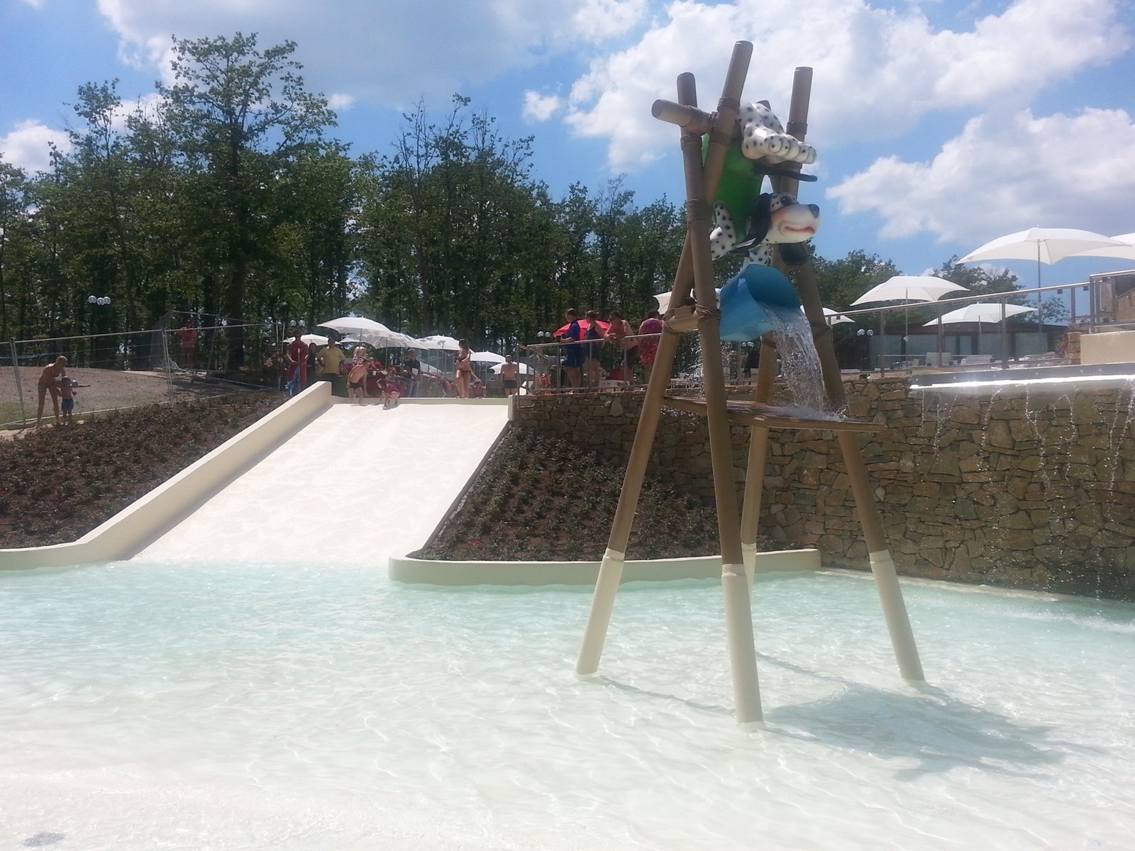 Lodgetent met badkamer in Toscane