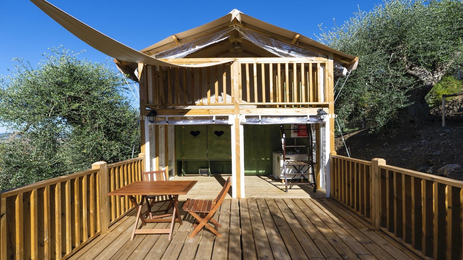 Slapen in een luxe Airlodge