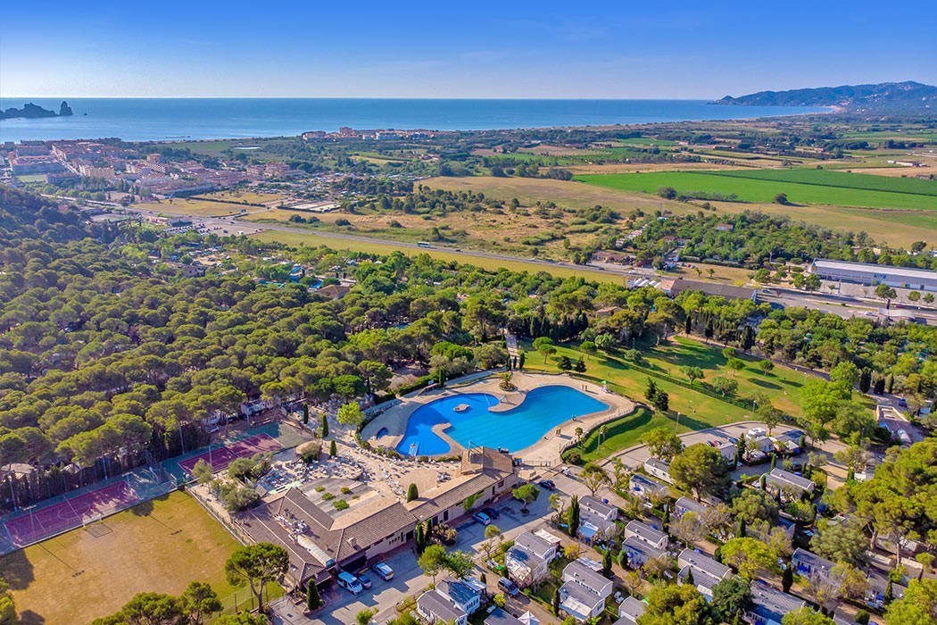 Lodgetent met badkamer in Spanje
