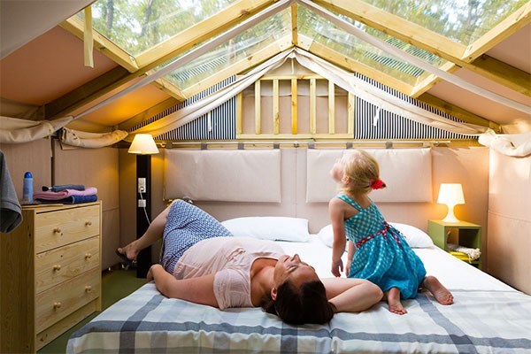 Slapen in een luxe Airlodge