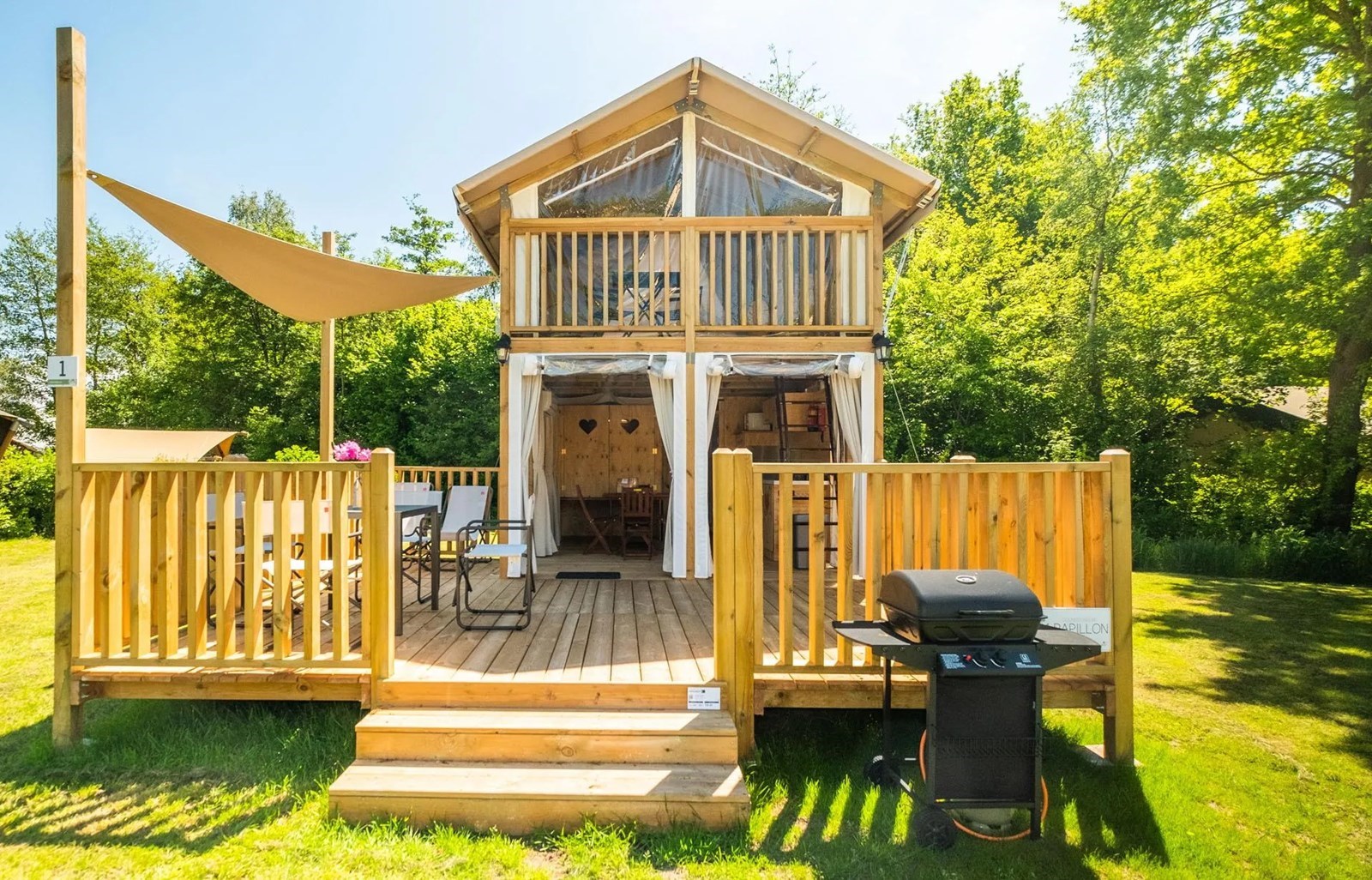 Slapen in een luxe Airlodge