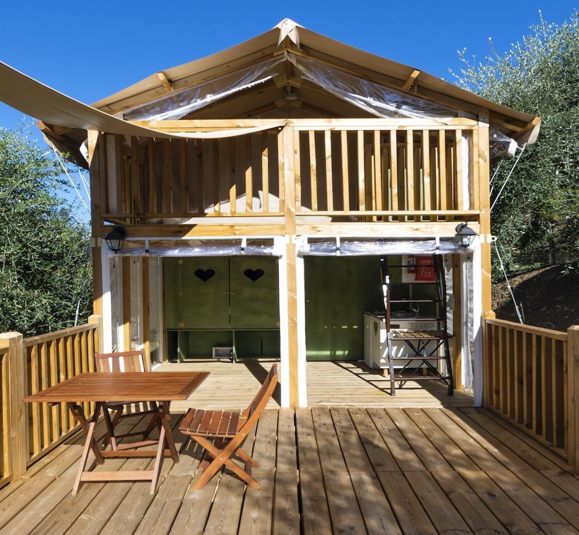 Slapen in een luxe Airlodge