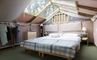 Slapen in een luxe Airlodge Slapen in een luxe Airlodge