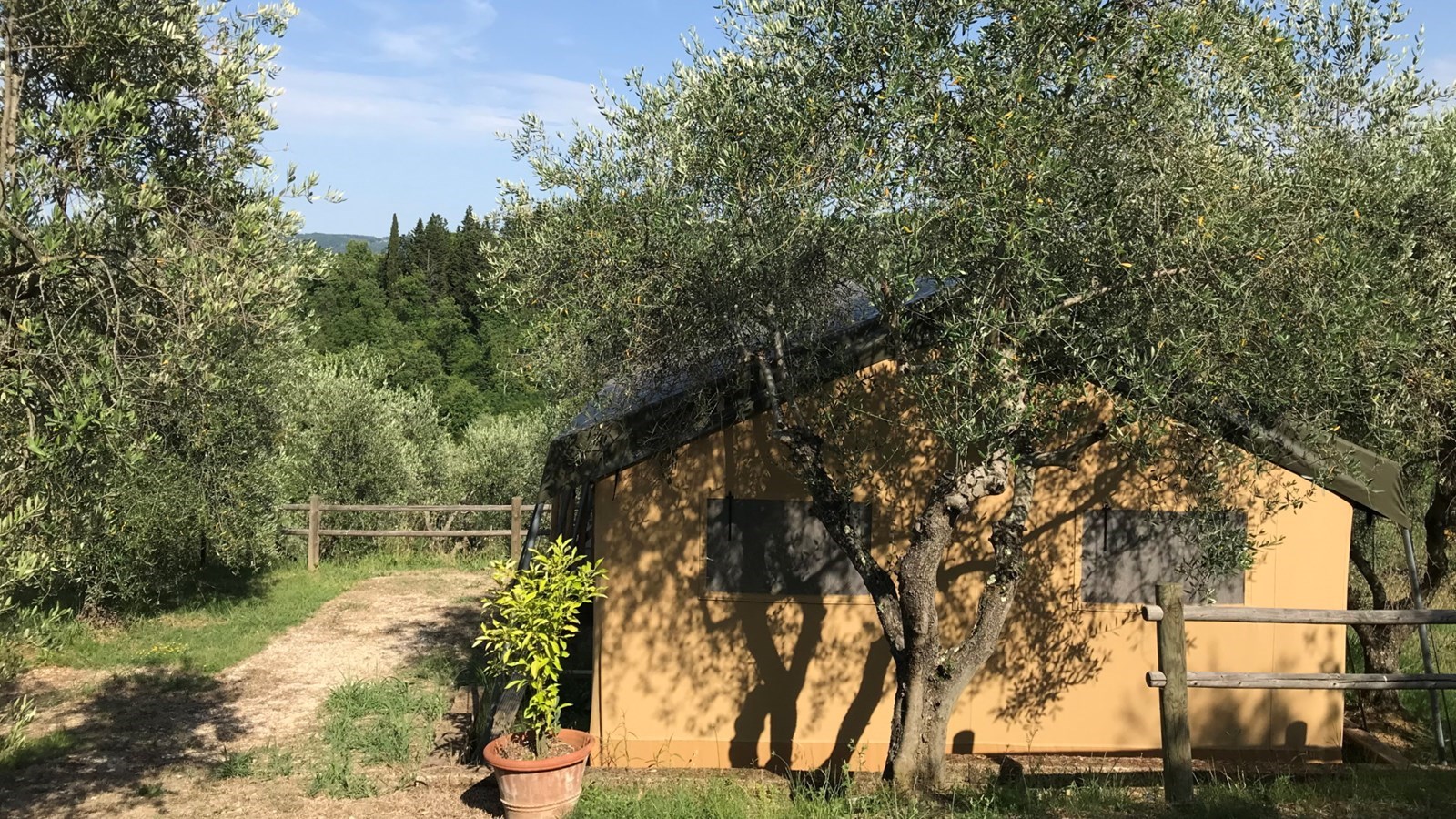 Agricamping met safaritenten in Toscane