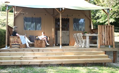 Slapen in de Lodgetent Deluxe Slapen in de Lodgetent Deluxe
