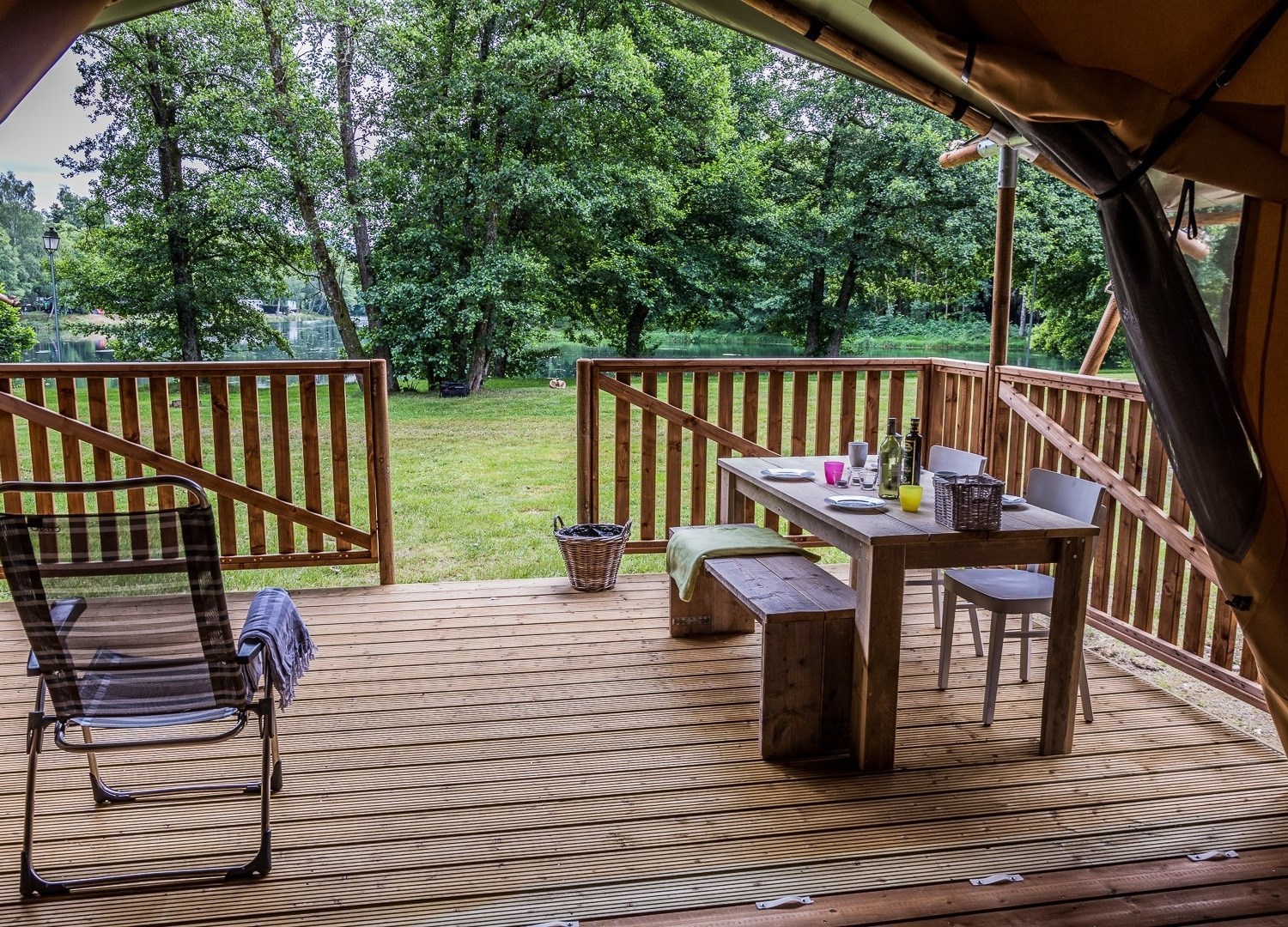 Stoere safaritent in de Vogezen