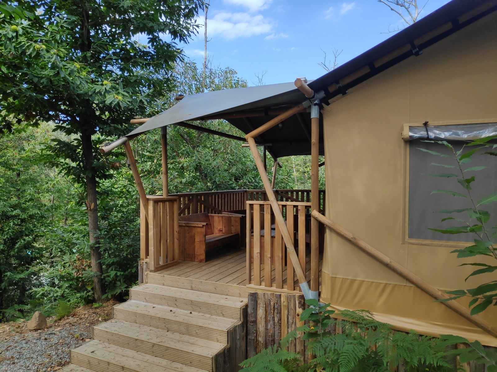 Comfort Lodgetent type LX voor 6 personen