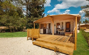Lodgetent met badkamer Kroatië Lodgetent met badkamer Kroatië