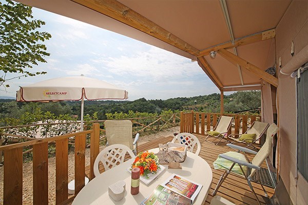 Lodgetent in Toscane