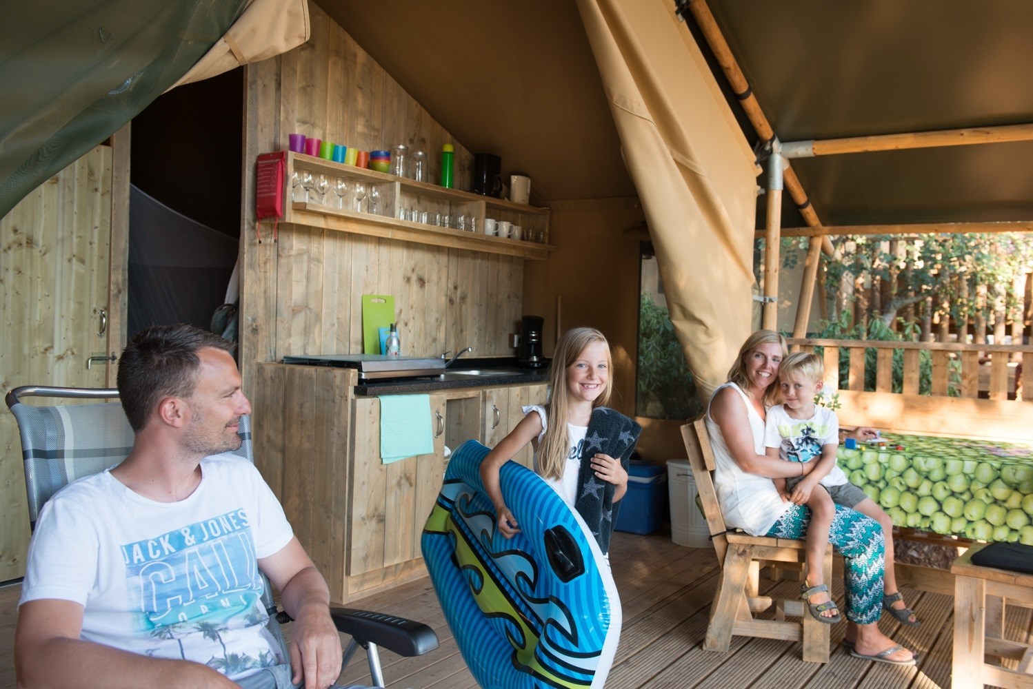 Luxe safaritent op Elba