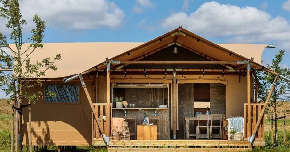 Safaritent met privéwellness