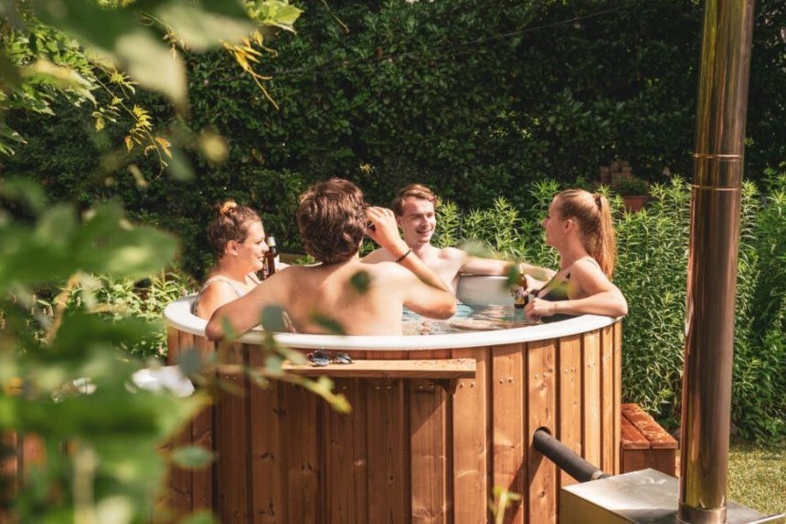 Safaritent met privéwellness