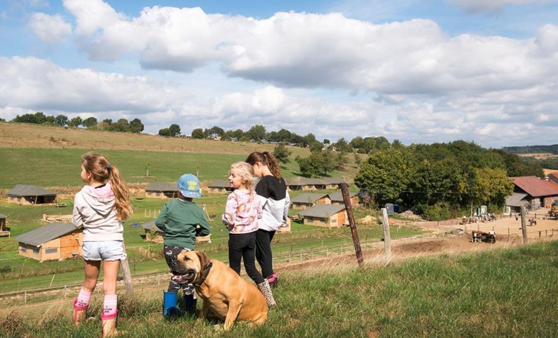 Safaritent in de Limburgse heuvels