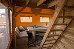 Luxe safaritent bij het strand Luxe safaritent bij het strand