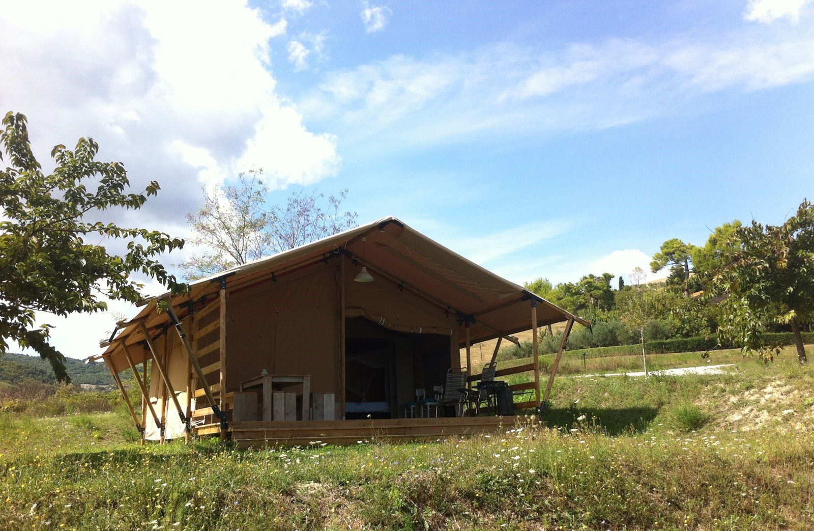 Glamping in Le Marche