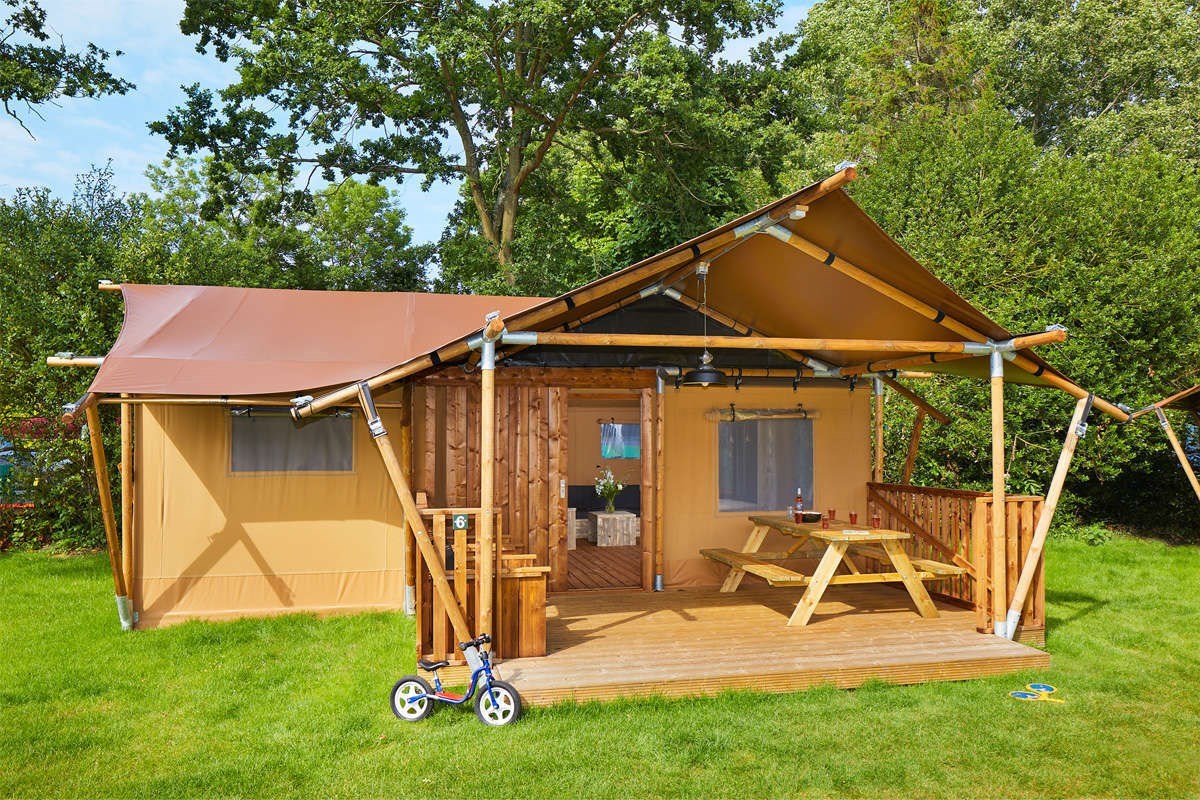 Luxe lodgetenten op attractiepark Duinrell