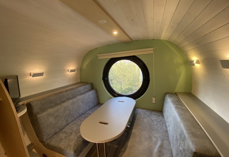 Glamping in een uniek huisje op palen