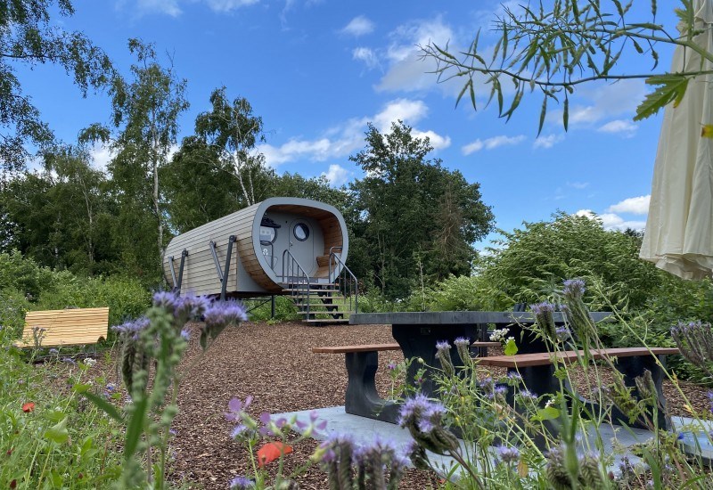 Glamping in een uniek huisje op palen