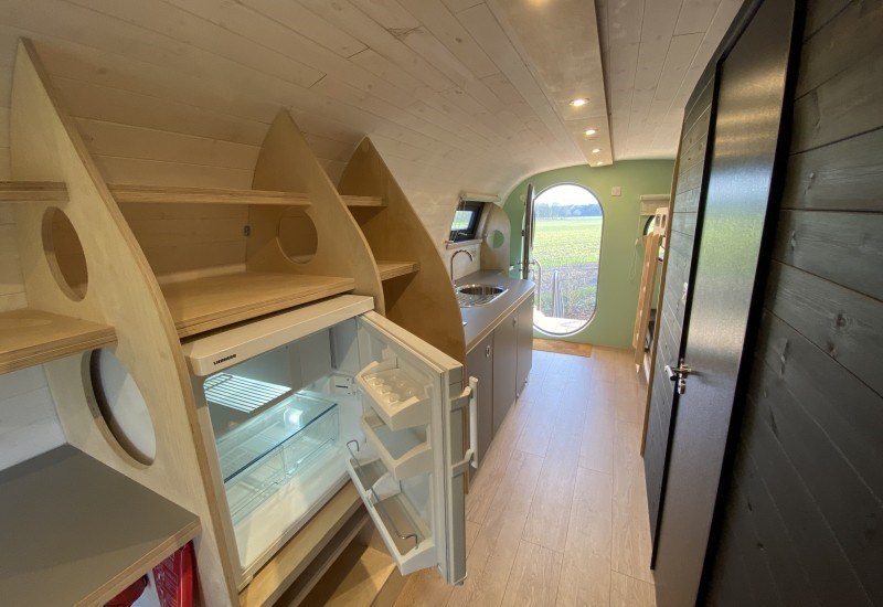 Glamping in een uniek huisje op palen