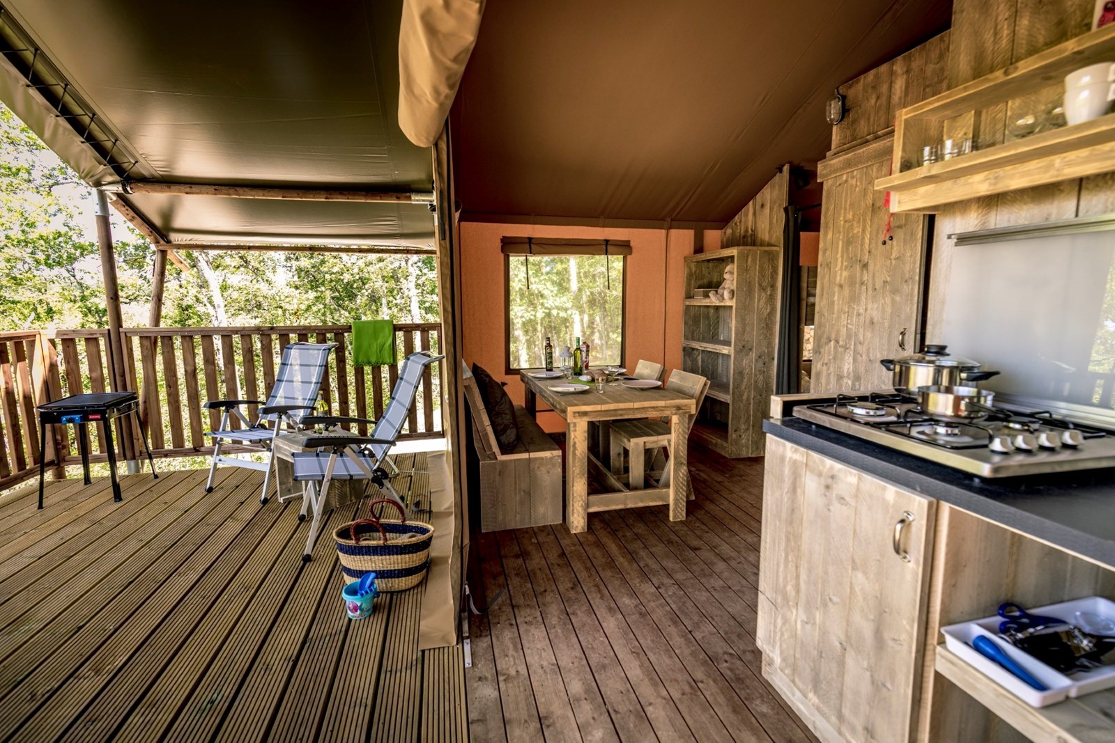 Glamping tent Zuid-Frankrijk