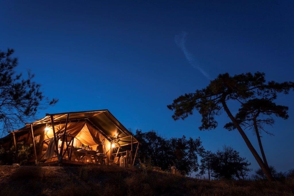 Safaritenten aan zee Toscane