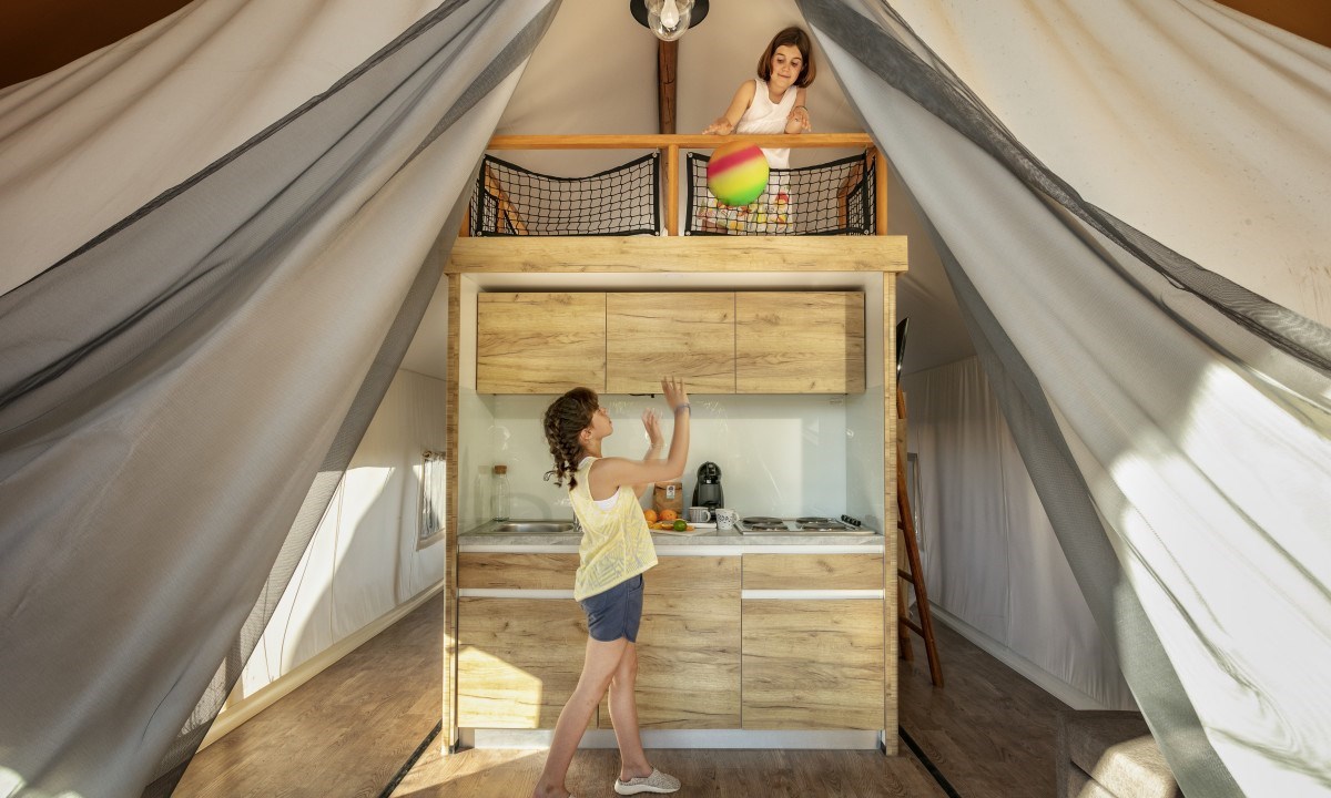 Origineel overnachten in een glamping tent