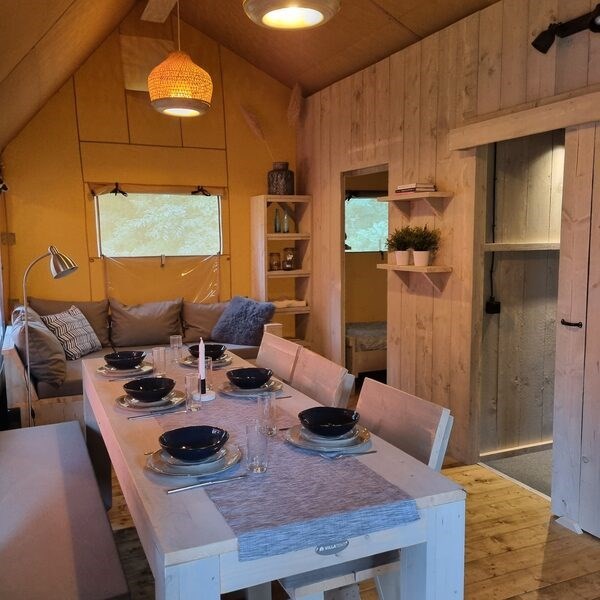 Uniek overnachten in een Safaritent Ranger