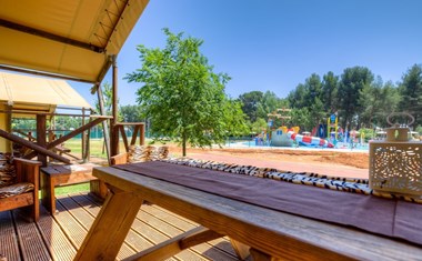 Luxe Safaritent met badkamer in Kroatië Luxe Safaritent met badkamer in Kroatië