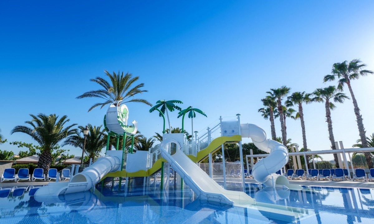 Safaritent in het zonovergoten Spanje