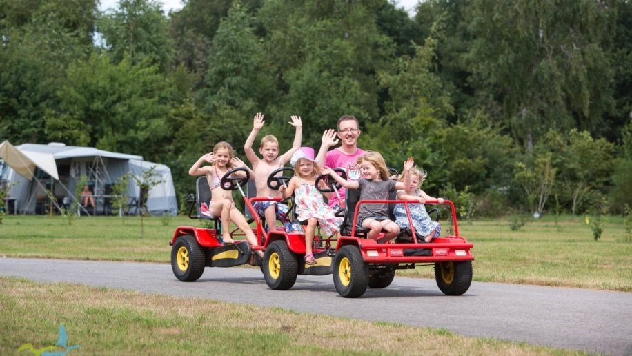 Lodgetent met eigen badkamer in Hardenberg