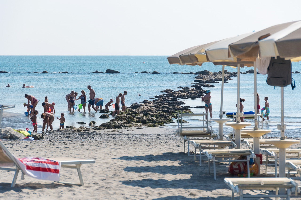 Lodgetent met privé sanitair in Italië