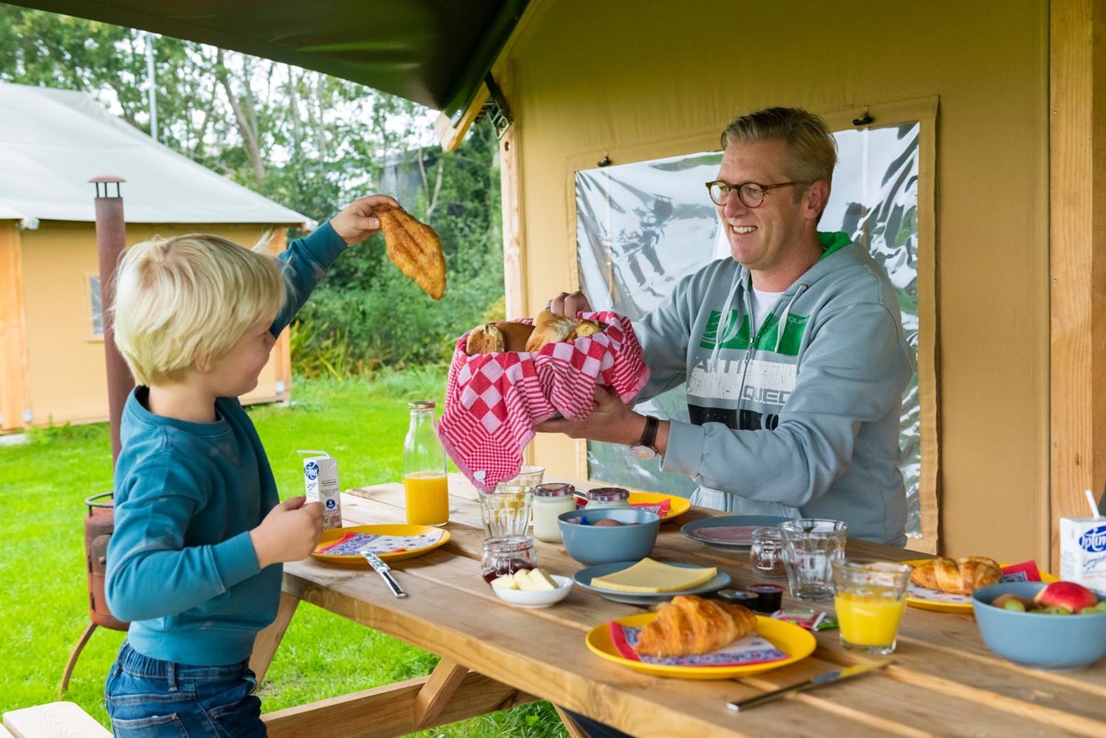 Luxe Farmtent met badkamer