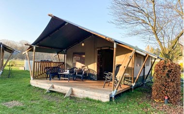 Safaritent met badkamer op de Veluwe Safaritent met badkamer op de Veluwe