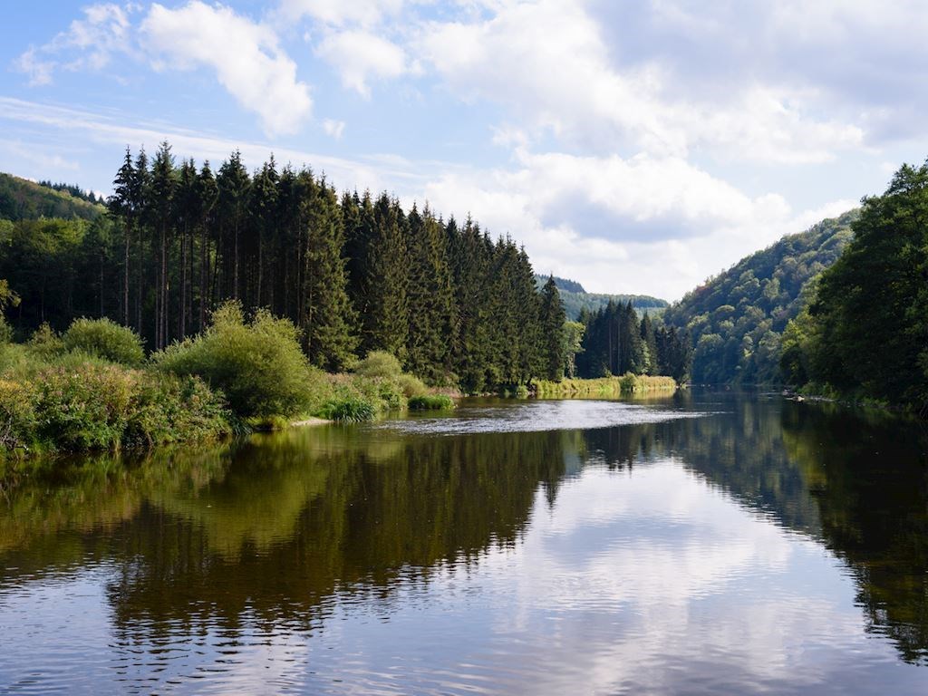 Safaritent met privé sanitair in de Ardennen