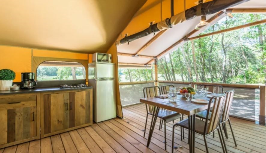 Safaritent in de Vogezen