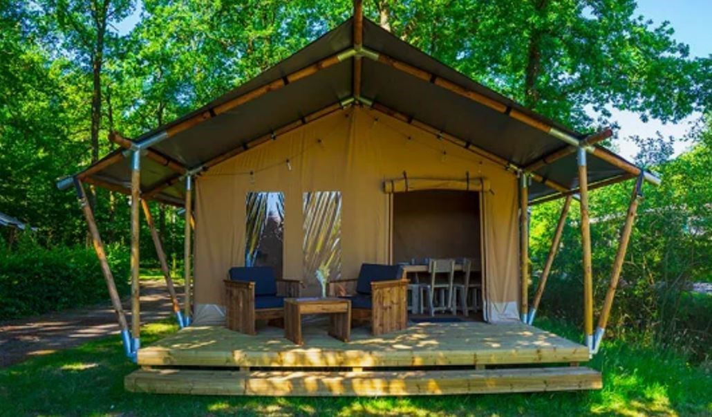 Safaritent direct aan zee in Normandië