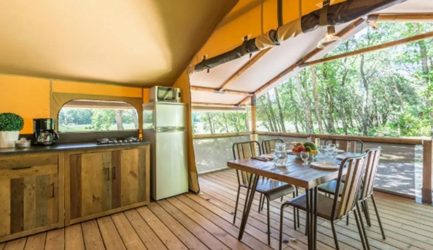 Safaritent op het eiland Ré