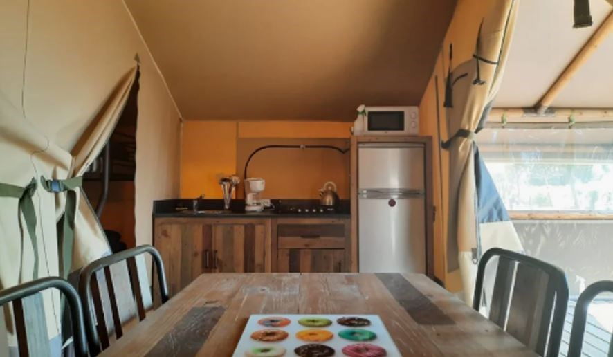 Safaritent op het eiland Ré