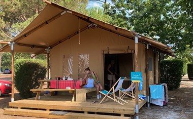 Safaritent op 2 kilometer van het strand Safaritent op 2 kilometer van het strand