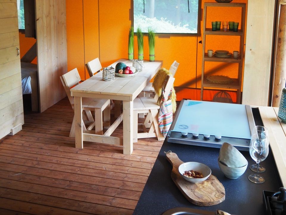 Safaritent dreamer met badkamer