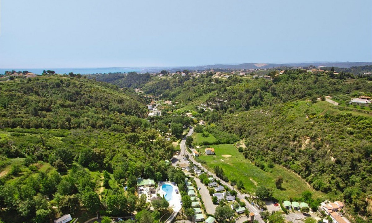 Lodgetent met eigen badkamer in de Côte d'Azur