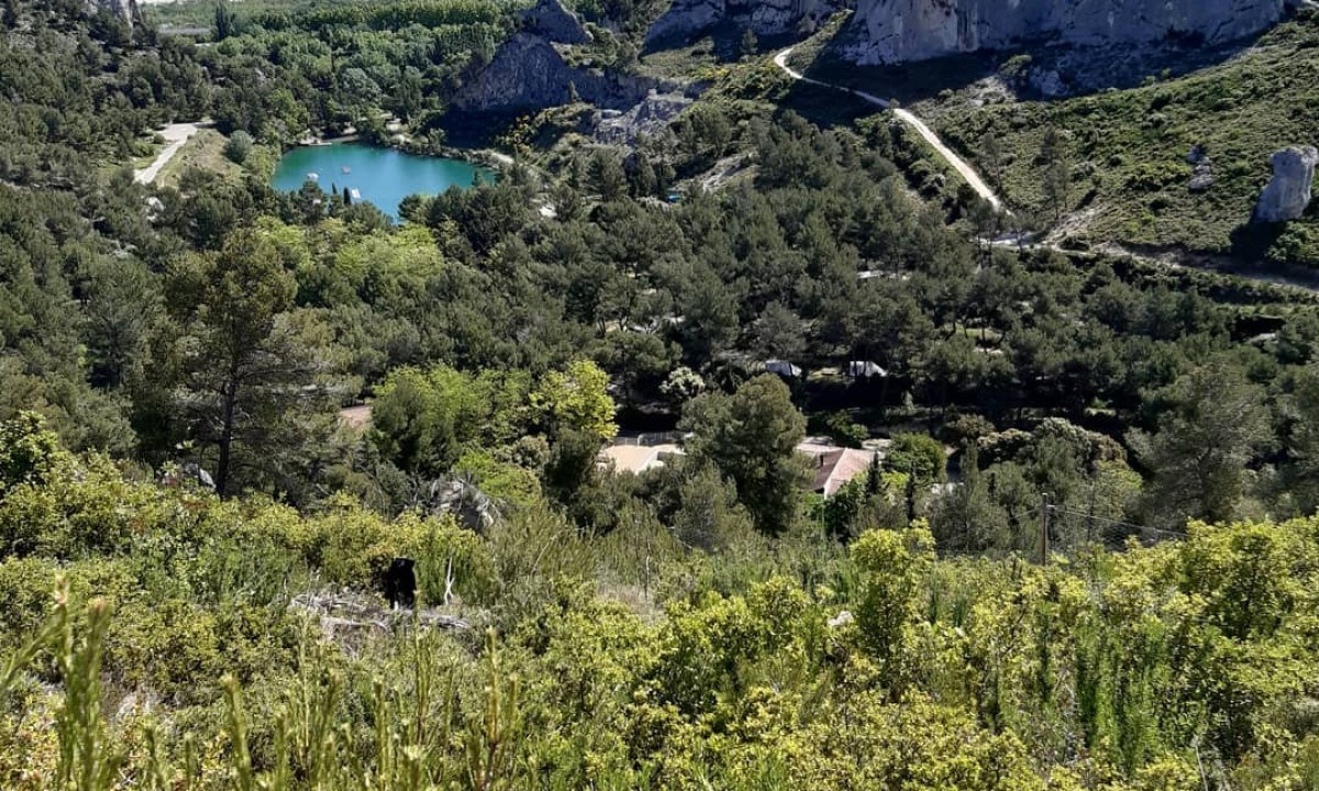 Lodgetent met eigen sanitair in de Provence