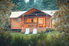 Glamping in een Luxe Safari Dreamlodge tent met jacuzzi Glamping in een Luxe Safari Dreamlodge tent met jacuzzi