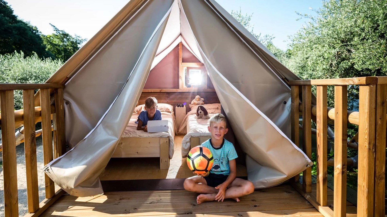 Glamping in een luxe Airdreamer
