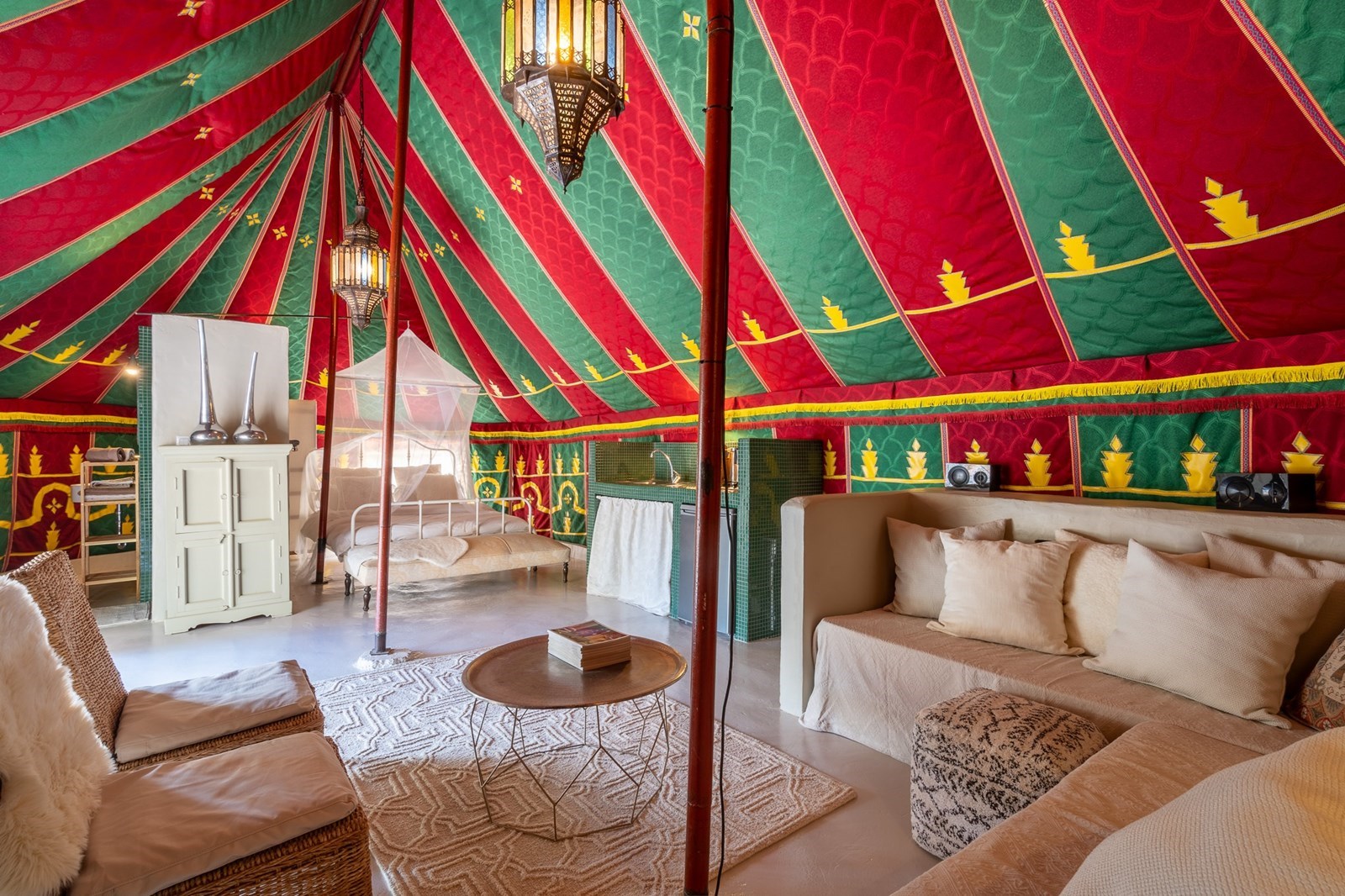 Glamping in een Bedoeïenentent in Spanje