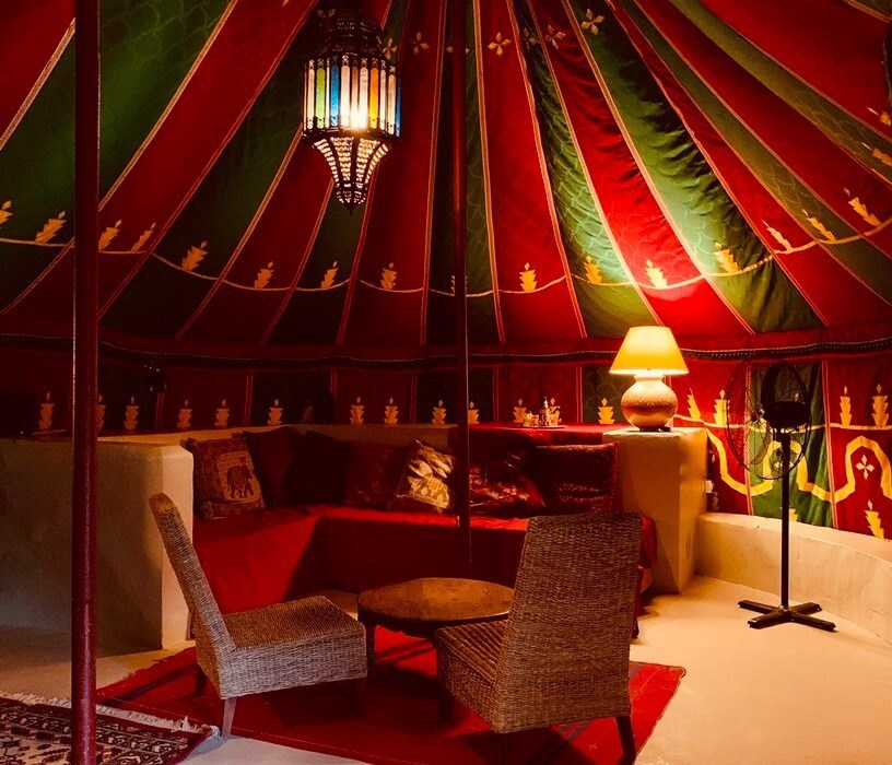 Glamping in een Bedoeïenentent in Spanje