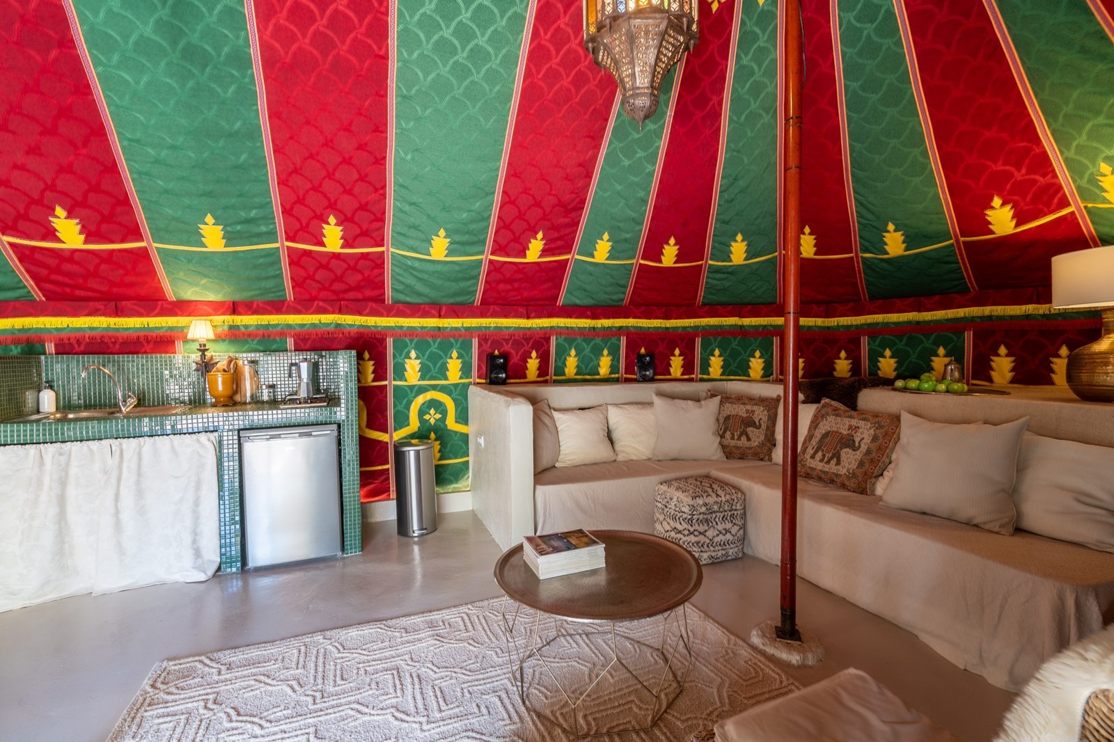 Glamping in een Bedoeïenentent in Spanje