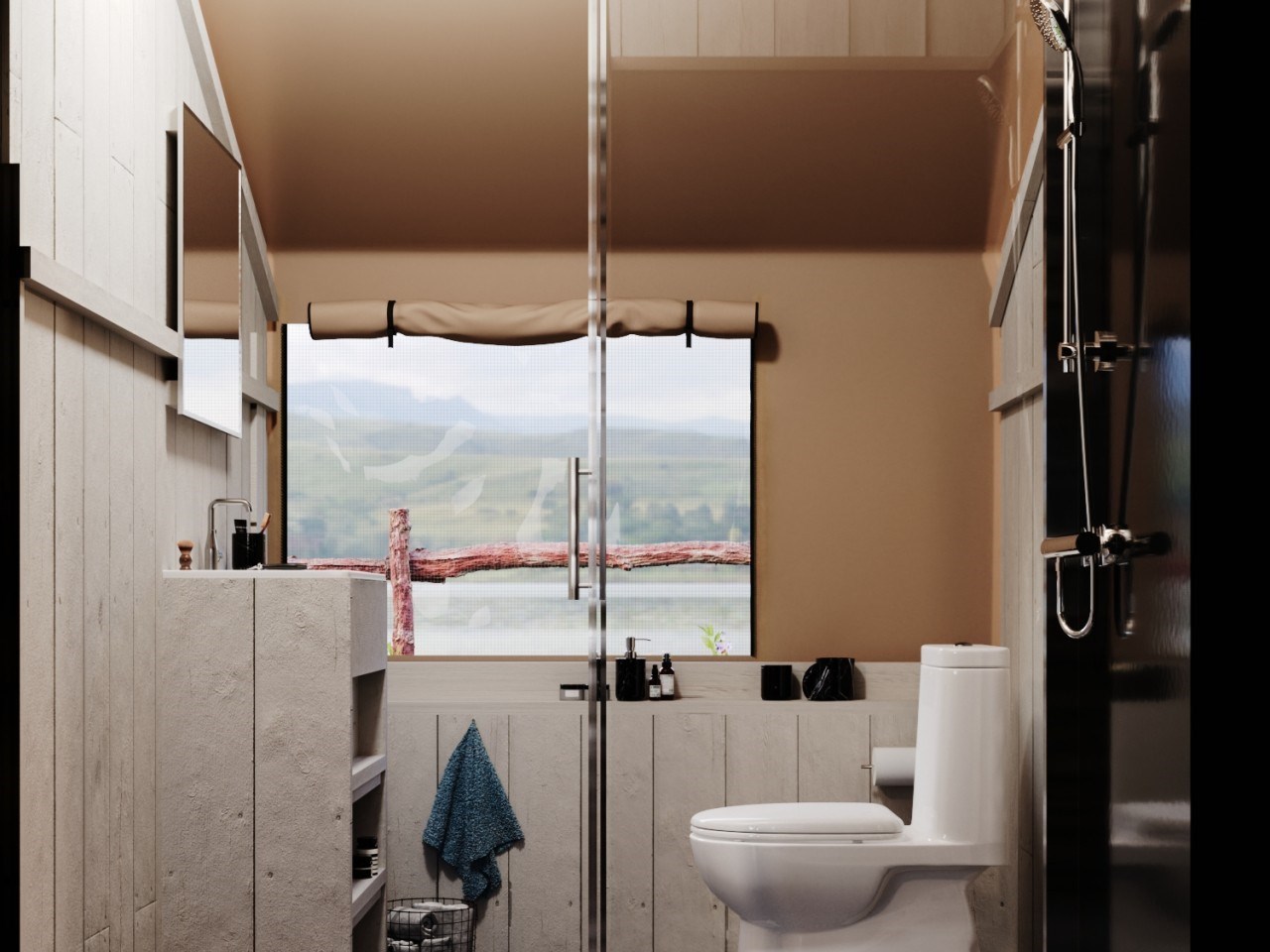 8-persoons Glampingtent met badkamer